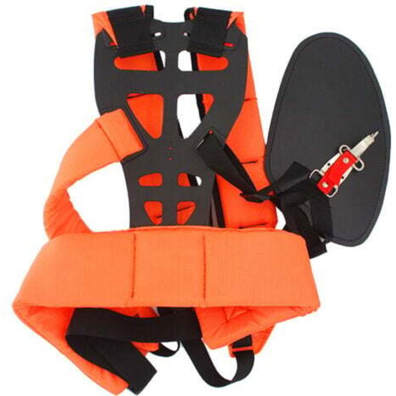 foto del prodotto imbracatura per decespugliatore regolabile e comoda, pratica e comoda imbracatura a tracolla per decespugliatore, tosaerba, accessorio universale per