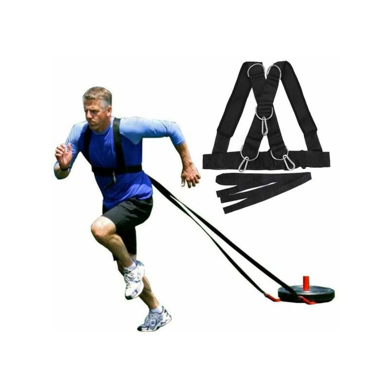 foto del prodotto imbracatura per slitta con tracolla per allenamento muscolare e resistenza