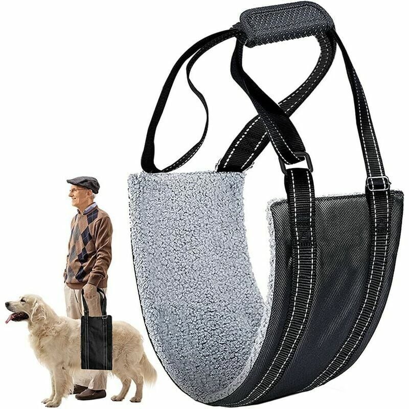 foto del prodotto imbracatura per sollevamento cani, imbracatura per cani disabili, imbracatura per cani con maniglia, imbracatura di supporto per cani regolabile per