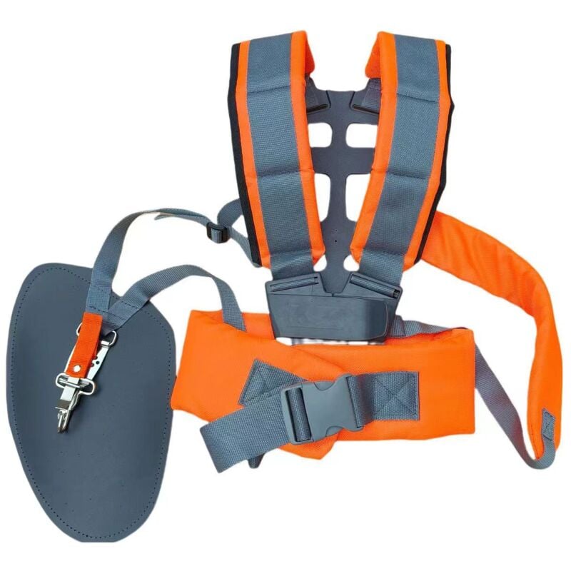 foto del prodotto imbracatura regolabile e confortevole, pratica imbracatura per spalla per decespugliatore, tosaerba, accessorio universale per macchine da giardino,