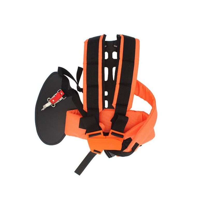 foto del prodotto imbracatura regolabile per sforzo, comoda e pratica, per decespugliatore, tosaerba, accessorio universale per macchine da giardino ymyny