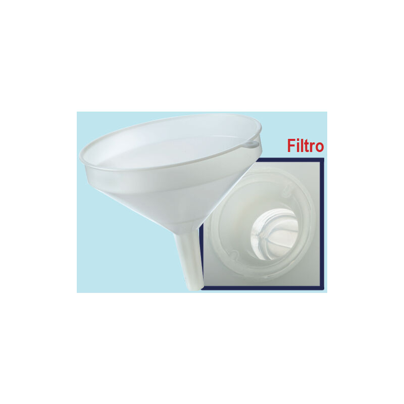 foto del prodotto imbuto in plastica diametro 25cm con filtro uso alimentare art.04150