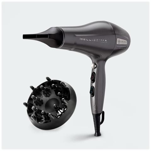 foto del prodotto imetec bellissima asciugacapelli professionale potenza 2200 watt flusso potenziato ultra speed con ioni e ceramica - 11859
