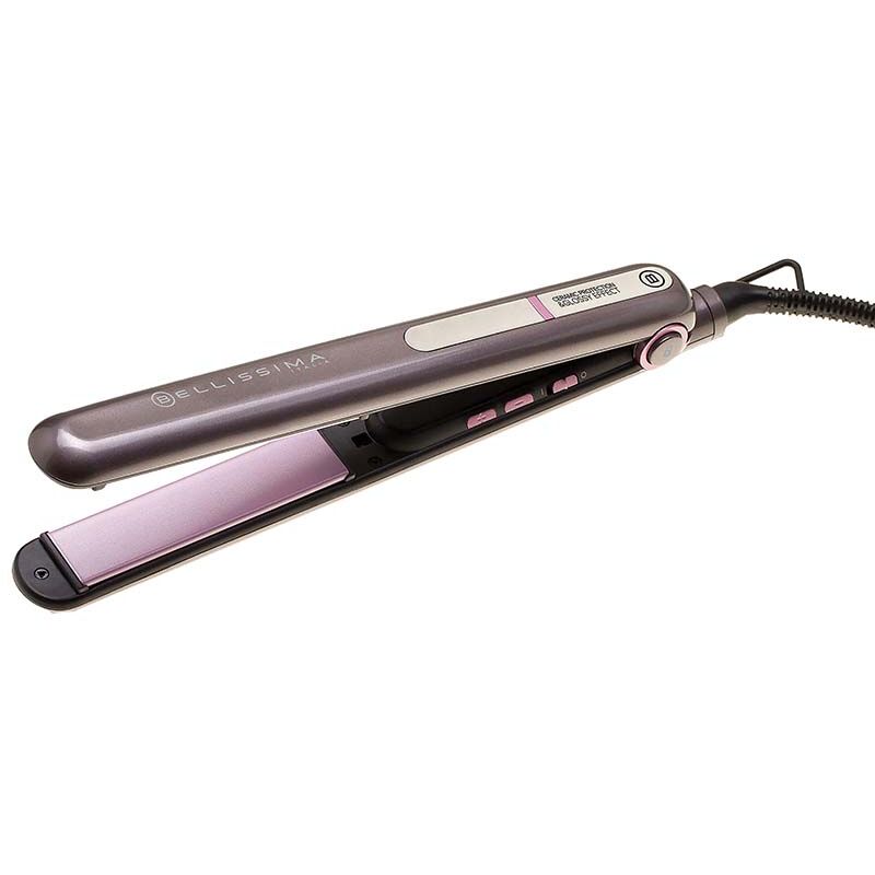 foto del prodotto imetec bellissima piastra per capelli b9300, rivestimento ceramico, temperatura max 230 c, 5 impostazioni di calore, colore viola