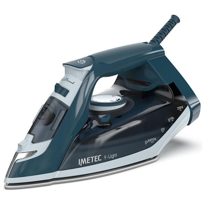 foto del prodotto imetec ferro da stiro a vapore 2200w blu e azzurro anticalcare