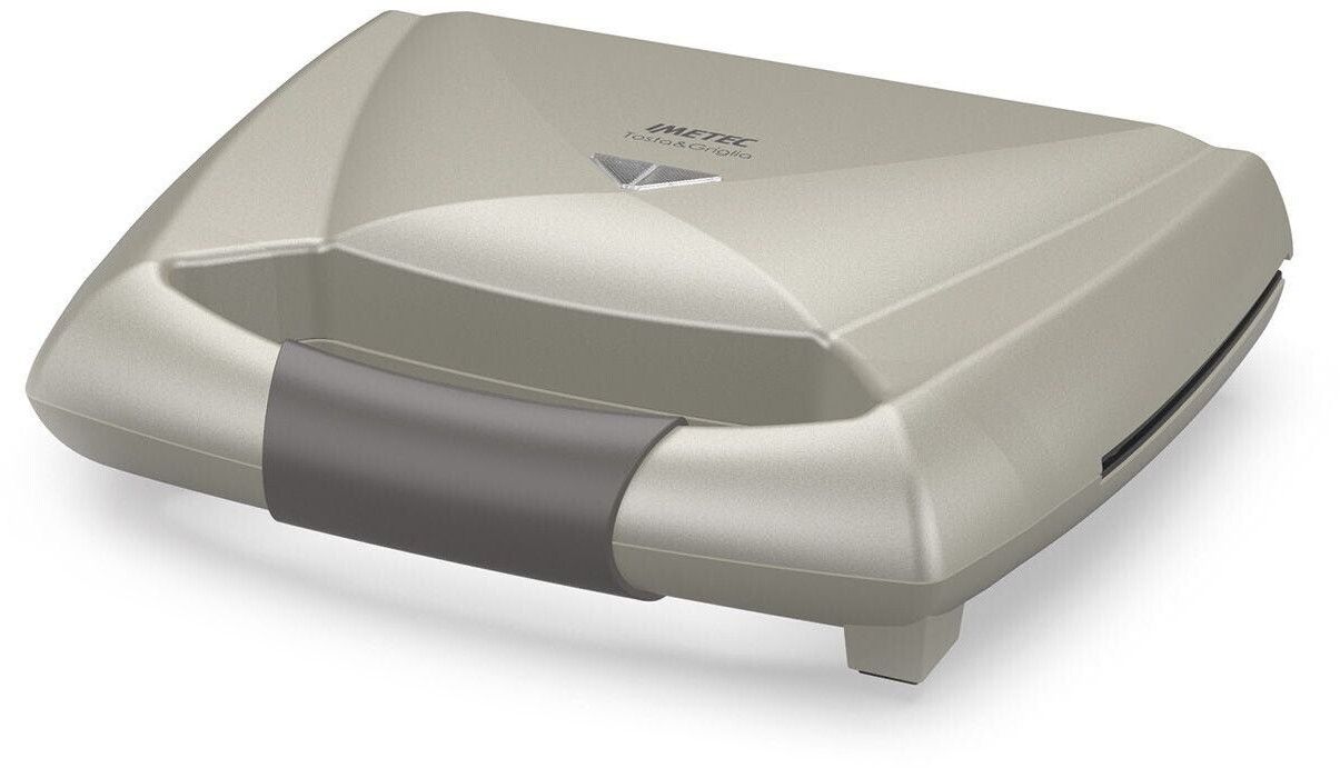 foto del prodotto imetec tostiera elettrica tosta griglia potenza 800 watt colore champagne - 7486