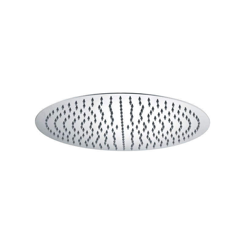 foto del prodotto imex diffusore doccia rotondo grigio finitura cromata 41x42 