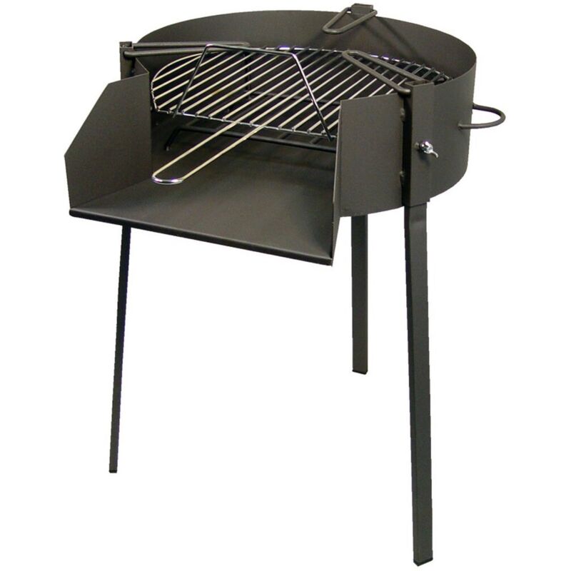 foto del prodotto imex el zorro barbecue a carbone con gambe nero 50 x 75 cm 