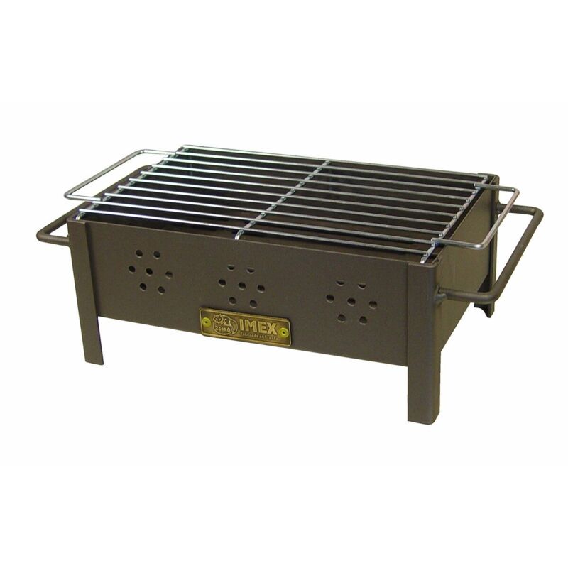 foto del prodotto imex el zorro barbecue centrotavolo grill carbone nero metallo 31 x 21 x 14 cm