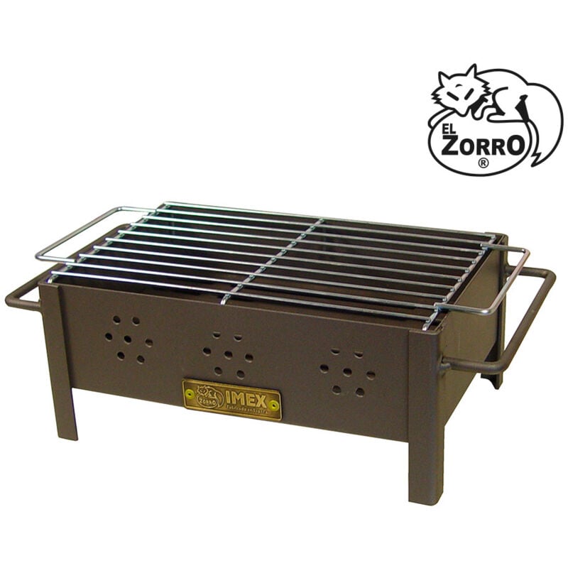 foto del prodotto imex el zorro barbecue da tavolo zincato 31x21x14cm