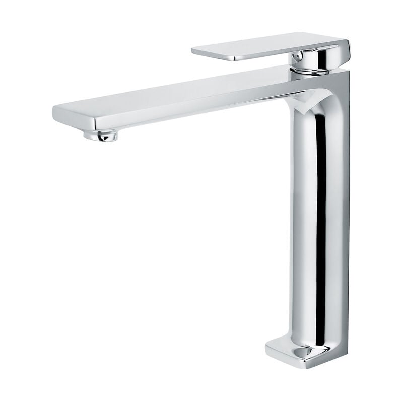 foto del prodotto imex rubinetto alto del lavabo monocomando modello fiyi canale universale colore grigio finitura cromo 