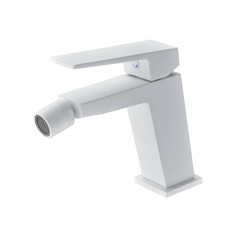 foto del prodotto imex rubinetto bidet monocomando modello art colore bianco finitura opaca 