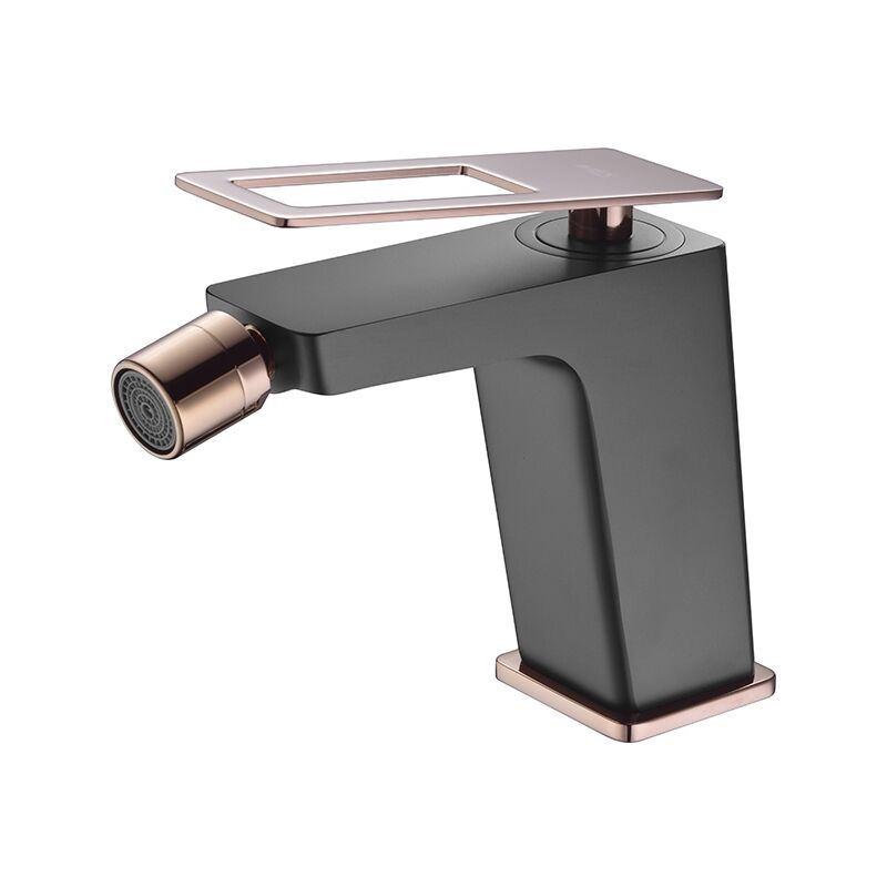 foto del prodotto imex rubinetto bidet monocomando modello svezia colore nero finitura in verniciato 