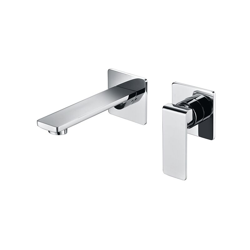 foto del prodotto imex rubinetto da incasso per lavabo con monocomando modello fiyi colore grigio finitura cromo 