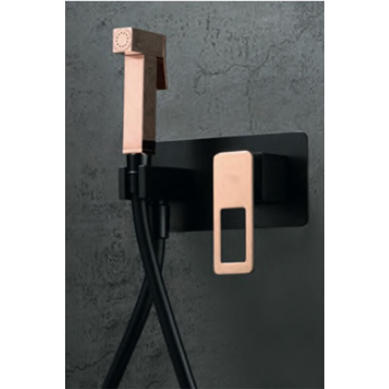 foto del prodotto imex rubinetto per bidet con monocomando modello svezia colore nero finitura verniciata 