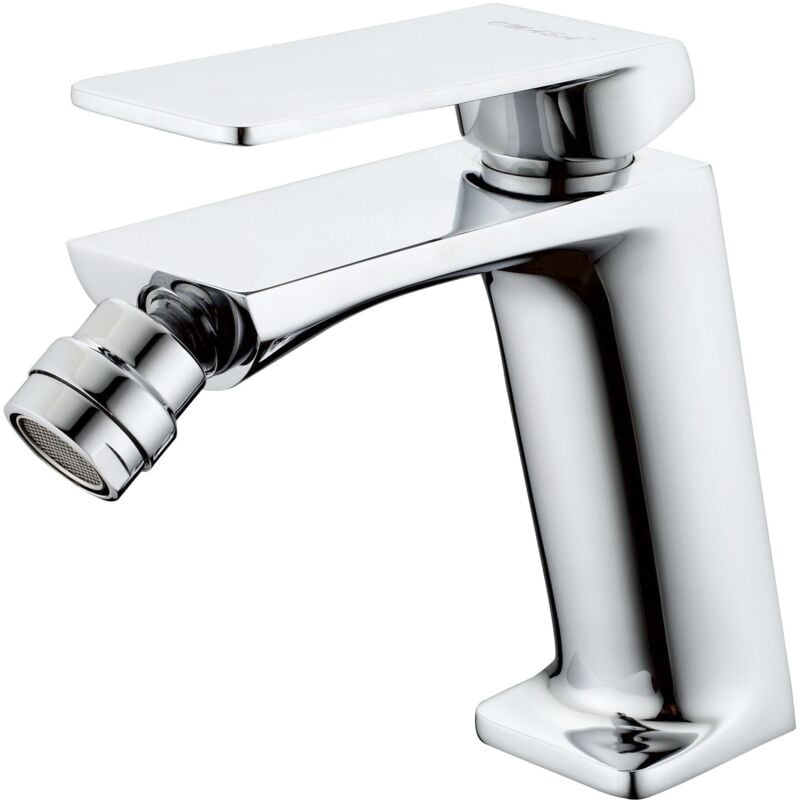 foto del prodotto imex - rubinetto per bidet monocomando modello fiyi colore grigio finitura cromata [ ® ]