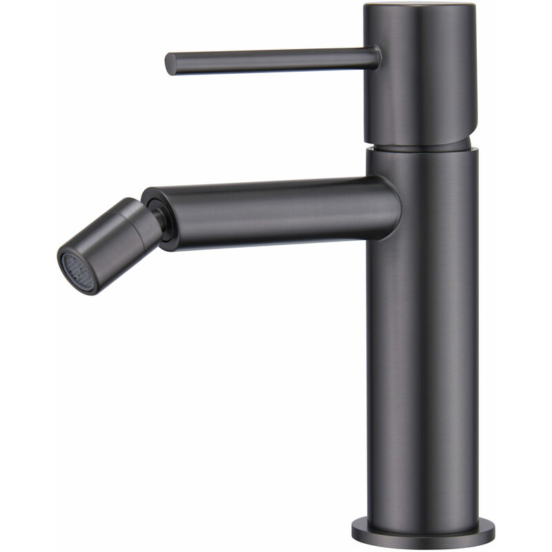 foto del prodotto imex rubinetto per bidet monocomando modello monza colore nero finitura in metallo nero opaco 