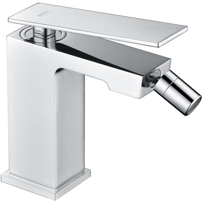 foto del prodotto imex rubinetto per bidet monocomando modello pisa colore grigio finitura cromata 