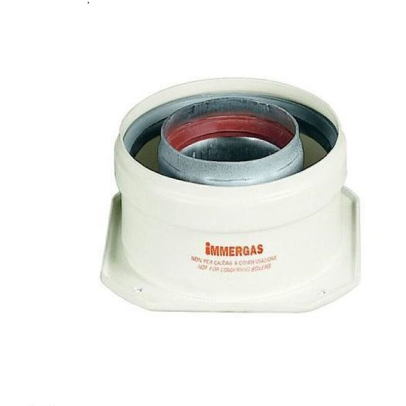 foto del prodotto immergas kit tronchetto flang uscita vert coassiale 60 100 codice prod 3.011141