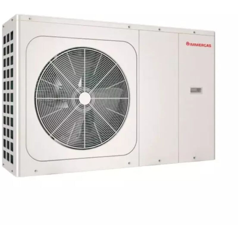 foto del prodotto immergas pompa di calore aria acqua monoblocco inverter monofase modello magis m magis m8 potenza utile risca.8,40kw raffre.8,30kw