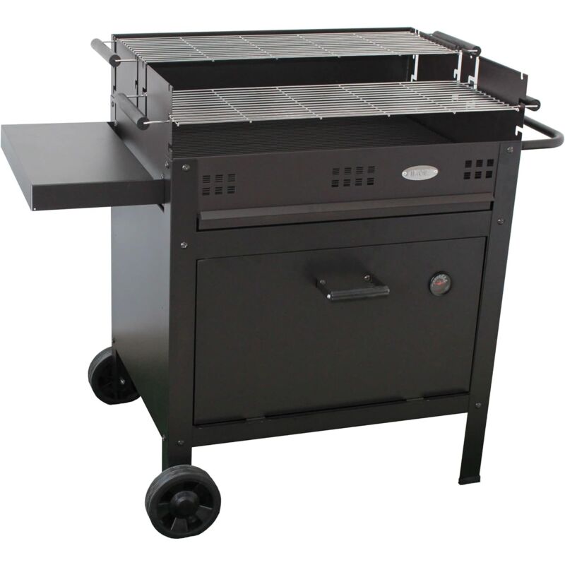 foto del prodotto imor barbecue a legna e carbone con forno pizza con termometro etna v20