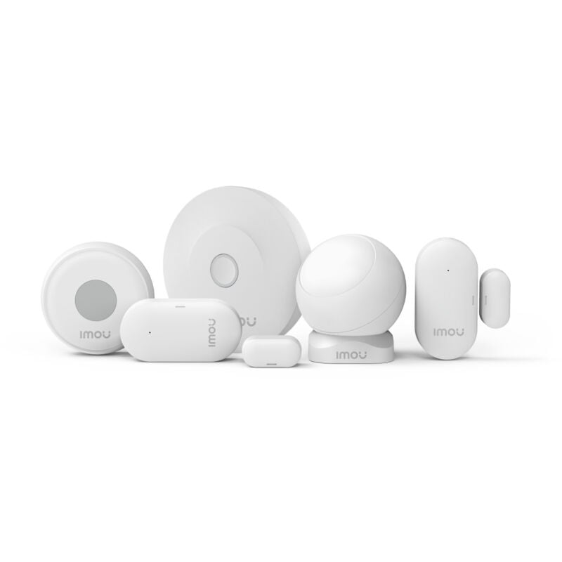 foto del prodotto imou - kit allarme smart con centralina con sensori movimento porte e finestre
