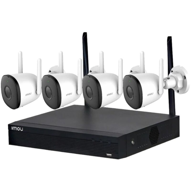 foto del prodotto imou kit videosorveglianza wi fi nvr 4 telecamere nvr1104hs w s2 ce 1t 4 f22p
