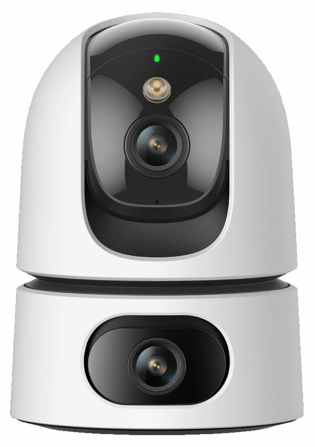 foto del prodotto imou mou ranger dual 10mp 5mp 5mp telecamera wifi interno con doppia lente, 360 ptz telecamera da interno, rilevamento umano, tracciamento intelligente, visione notturna a colori, modalit privata 2,4ghz