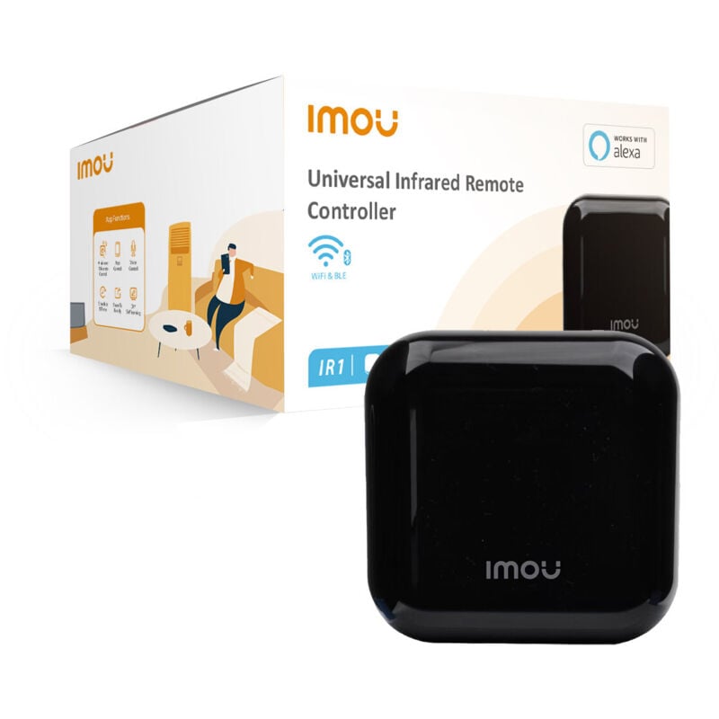 foto del prodotto imou telecomando infrarossi universale. compatibile alexa e google assistant. trasforma in smart il tuo vecchio prodotto ad infrarossi