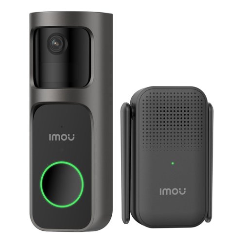 foto del prodotto imou video doorbell 2s kit mmagine qhd 2k batteria da 5000mah166 d visione grandangolare 30 orizzontale ruotabile ir visione notturna include chime