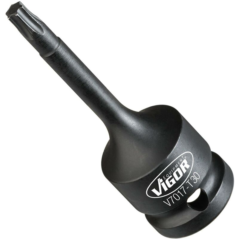foto del prodotto impact screwdriver socket v7017 t30 attacco quadro, cavo, 1 2 di pollice 12,5 mm profilo interno torx size t30