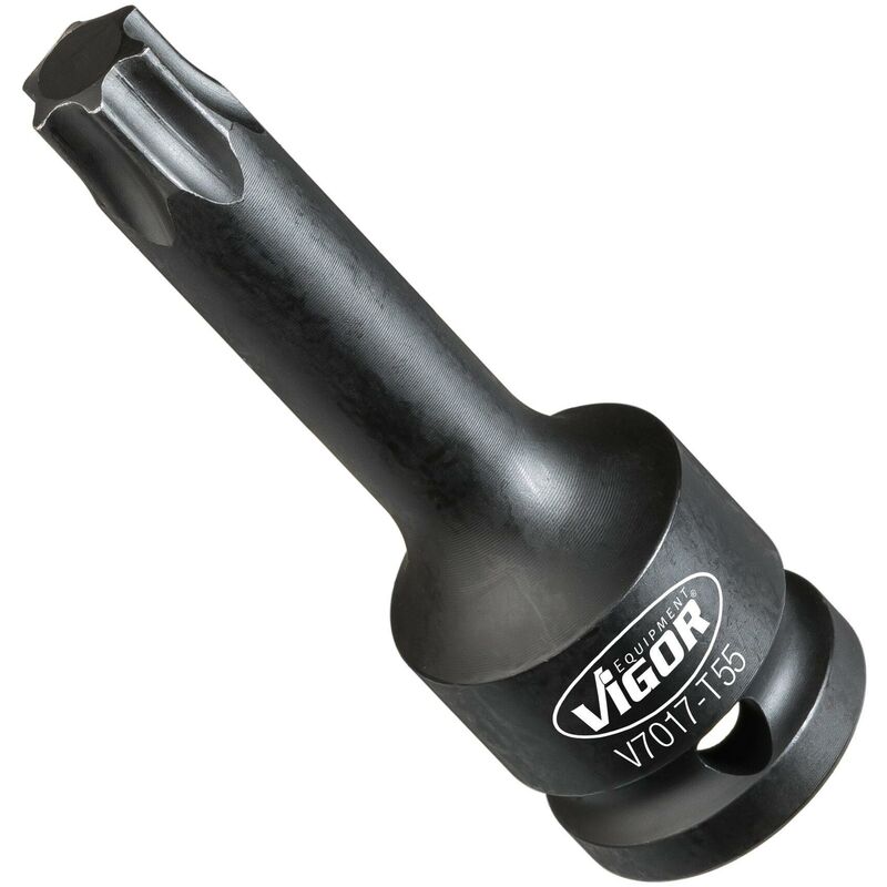 foto del prodotto impact screwdriver socket v7017 t55 attacco quadro, cavo, 1 2 di pollice 12,5 mm profilo interno torx size t55