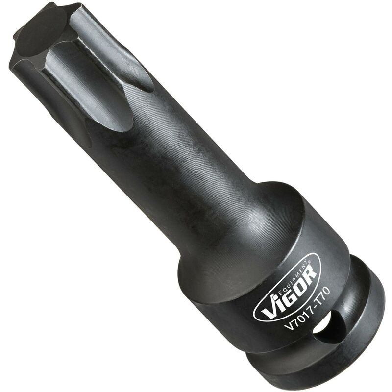 foto del prodotto impact screwdriver socket v7017 t70 attacco quadro, cavo, 1 2 di pollice 12,5 mm profilo interno torx size t70