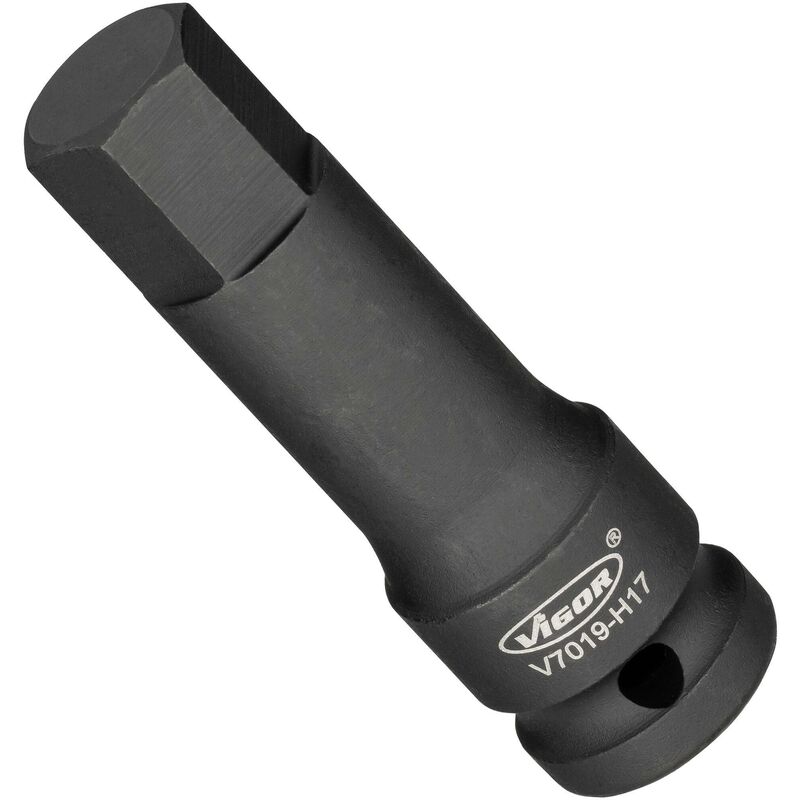 foto del prodotto impact screwdriver socket v7019 h17 attacco quadro, cavo, 1 2 di pollice 12,5 mm profilo esagonale interno size 17 mm