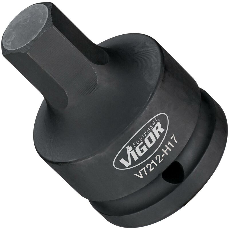 foto del prodotto impact screwdriver socket v7212 h17 attacco quadro, cavo, 3 4 di pollice 20 mm profilo esagonale interno size 17 mm