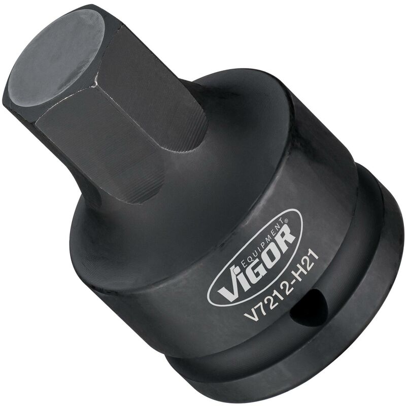 foto del prodotto impact screwdriver socket v7212 h21 attacco quadro, cavo, 3 4 di pollice 20 mm profilo esagonale interno size 21 mm