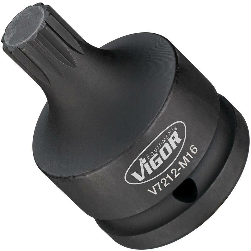 foto del prodotto impact screwdriver socket v7212 m16 attacco quadro, cavo, 3 4 di pollice 20 mm profilo poligonale interno xzn size m16