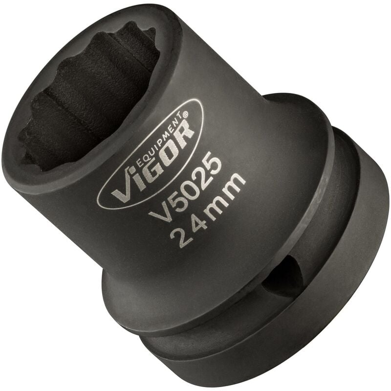 foto del prodotto impact wrench socket v5025 attacco quadro, cavo, 3 4 di pollice 20 mm profilo a doppio esagono esterno size 24 mm