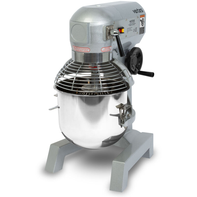 foto del prodotto impastatrice professionale impastatrice con planetaria, capacità 20 litri, vasca in acciaio inox, lama di miscelazione, gancio per impasto e frusta, 3 velocità 108, 199 e 382 giri/min - vertes