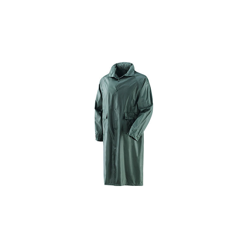 foto del prodotto impermeabile cappotto in nylon spalmato in pvc verde - tg.xl
