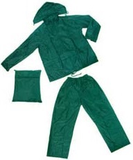 foto del prodotto impermeabile completo nylon nettuno verde m