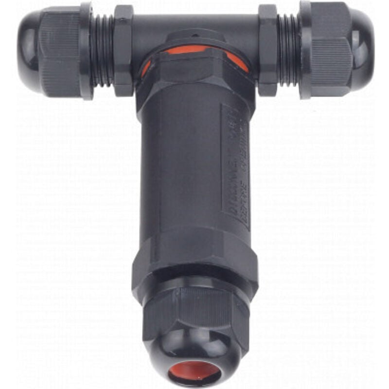 foto del prodotto impermeabile ip68 box - morsettiera t - 24a 450v - plastica nera