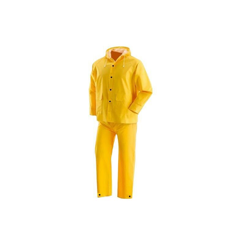 foto del prodotto impermeabile lavoro pvc pesante completo giallo xxl maurer