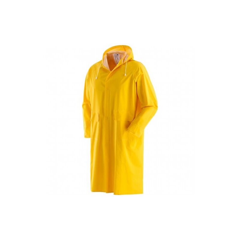foto del prodotto impermeabile pulvio neri giacca antipioggia in pvc giallo l con cappuccio 19499