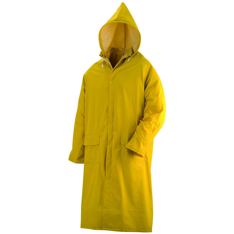 foto del prodotto impermeabile pvc lavoro cappuccio antipioggia antivento storm xl xxl kapriol xl 