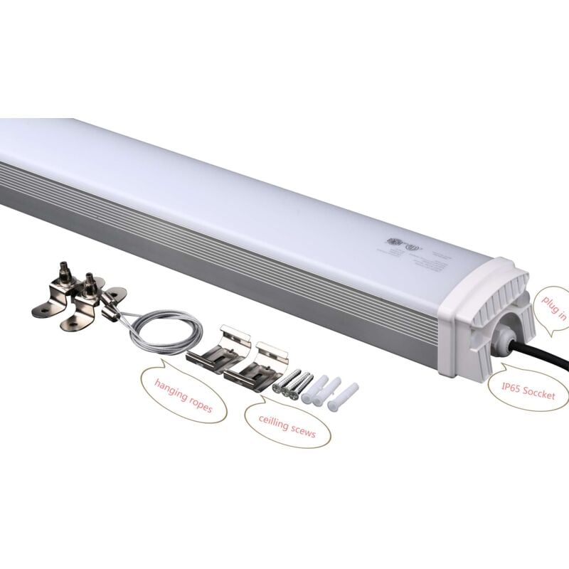 foto del prodotto impermeabile regolabile led 60w 120cm luce speciale ombra amber vignolight