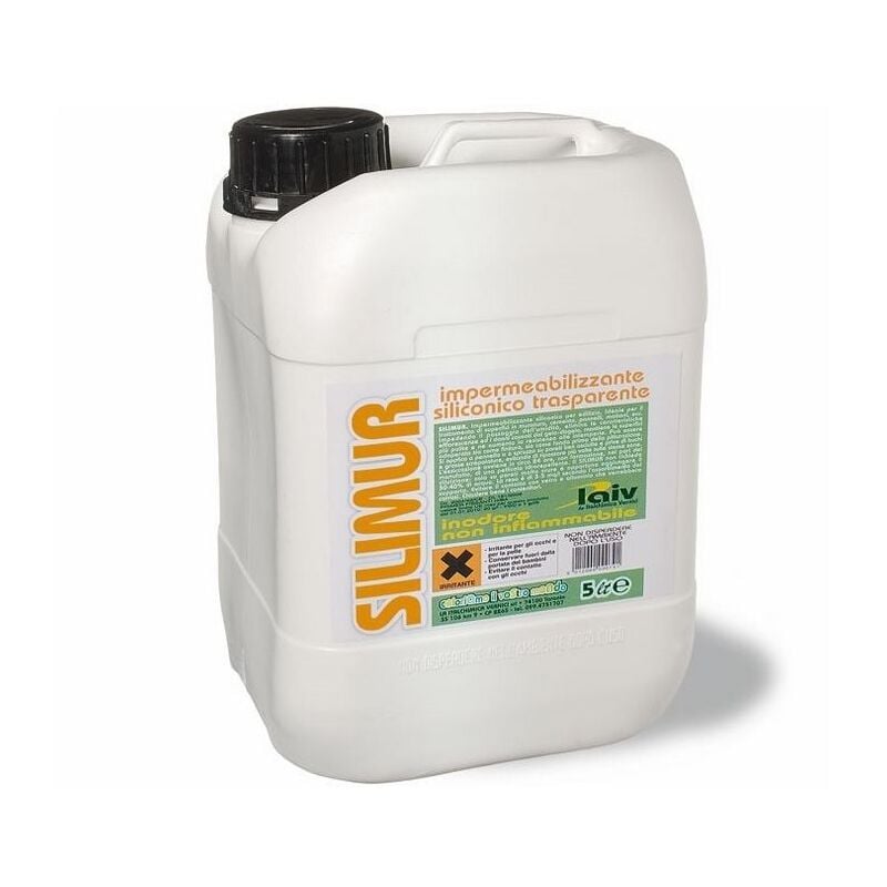 foto del prodotto impermeabilizzante ad acqua silimur laiv 5 lt. colore trasparente