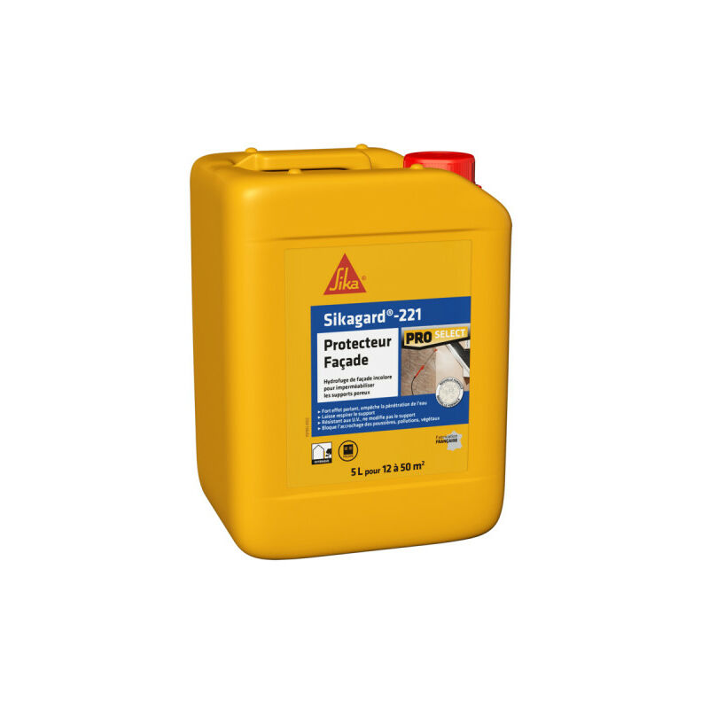 foto del prodotto impermeabilizzazione sika sika gard 221 protettore di facciata 5l