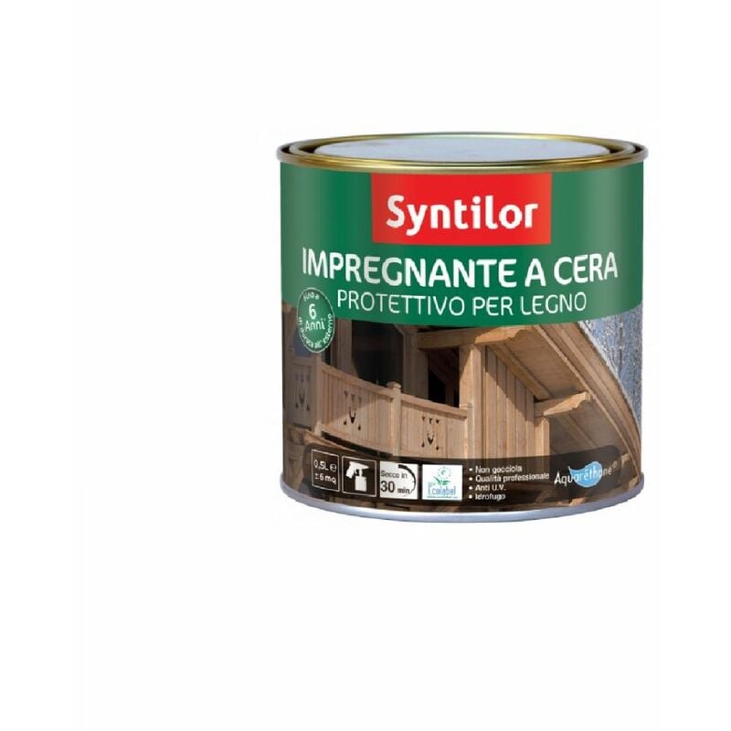 foto del prodotto impregnante acqua a cera 0.5l bianco