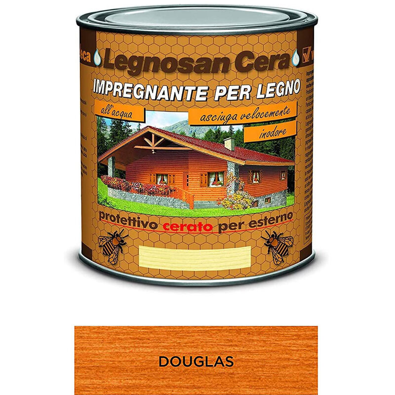 foto del prodotto impregnante all acqua legnosan cera 750 ml veleca douglas